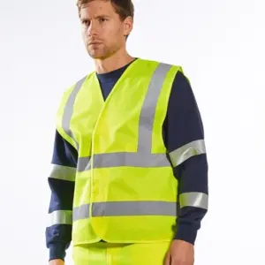 Hi-vis two-band-and-brace vest