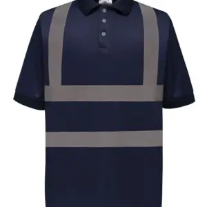 Hi-vis short sleeve polo